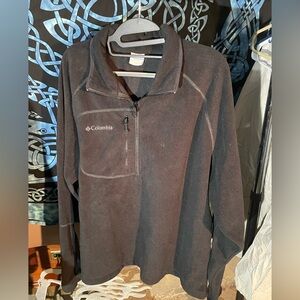 Columbia Men's Dark Gray Pullover Fleece